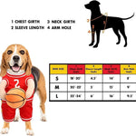 Pet Costumes Dog Basketball Player Costume Halloween Costumes For Dogs Funny Dress Up Sports Outfit Cosplay Clothes For Small Dog Costume