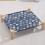 Removable And Washable Solid Wood Pet Dog Bed
