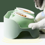 Pet Cat Bowl Ceramic Food Bowl Protect Cervical Spine Food Bowl Food Bowl