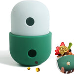 Pet Puzzle Toy Dog Treat Dispensing Cute Puppy Small Medium Dogs Interactive Chase Toy Pet Funny Enrichment Toys Food Ball For Dog Playing Training Slow Feeder Bowls